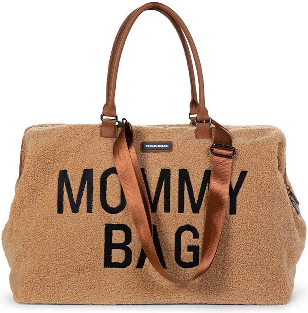 Childhome Mommy Bag Groot - Teddy - Beige 19 Childhome Mommy Bag Groot - Teddy - Beige - Afbeelding 17