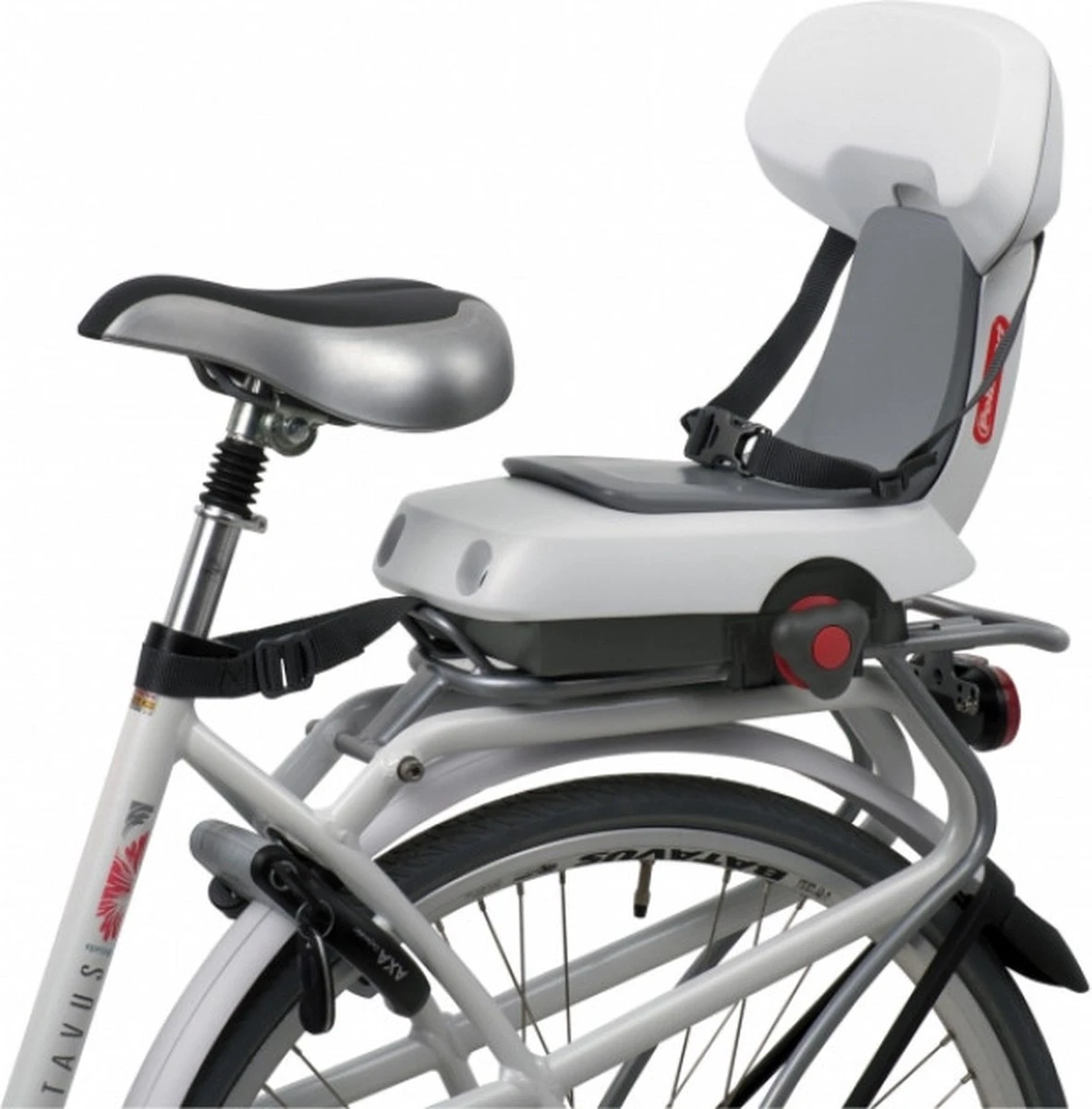 Polisport Guppy Duo Junior - Fietsstoeltje Achter - Grijs 8636100001 4 Polisport Guppy Duo Junior - Fietsstoeltje Achter - Grijs 8636100001 - Afbeelding 2