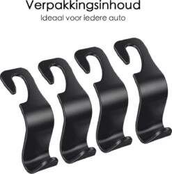 Merkloos Auto Kapstok - Opberghaak - Tashouder - Zwart - 4 Stuks 16 Merkloos Auto Kapstok - Opberghaak - Tashouder - Zwart - 4 Stuks -Babyproducten 1185x1200 1