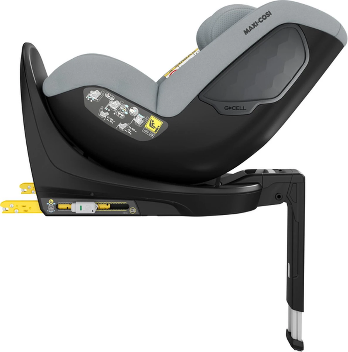 Maxi-Cosi Mica Eco I-Size Autostoeltje - 360° Draaibaar - Gerecyclede Stoffen - Authentic Grey 11 Maxi-Cosi Mica Eco I-Size Autostoeltje - 360° Draaibaar - Gerecyclede Stoffen - Authentic Grey - Afbeelding 9