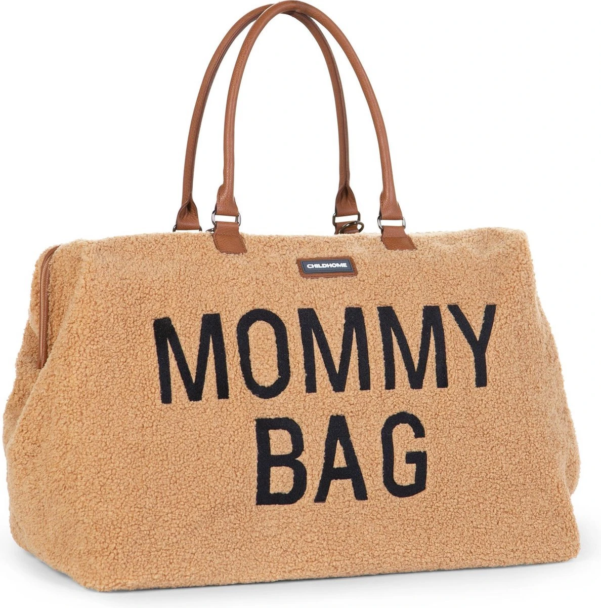 Childhome Mommy Bag Groot - Teddy - Beige 13 Childhome Mommy Bag Groot - Teddy - Beige - Afbeelding 11
