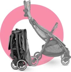 Lionelo Buggy Julie One - Kinderwagen Premium - Automatisch Opvouwen - Wandelwagen Tot 22 Kg - Comfortabele Zitje -Babyproducten 1188x1200 4