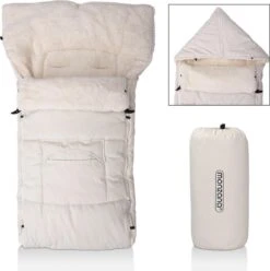 Monzana Kinderwagen Voetenzak Beige | Teddy | Maxi-Cosi | Met Opbergtas -Babyproducten 1193x1200 9