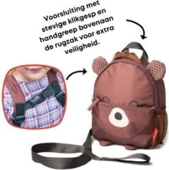 Kindertuigje Met Looplijn - Rugzak Voor Peuter & Kleuter - Tuigje Kind - Rugzaktuigje - Beer -Babyproducten 1195x1200 19