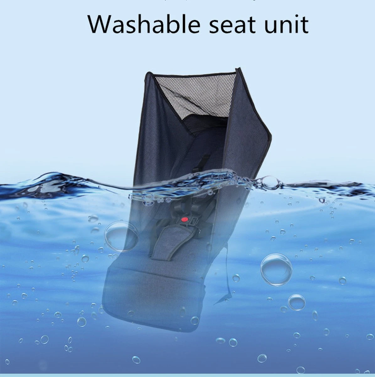 WOOSH New Buggy - Antraciet - One Hand Folding - 3 Slaapstanden - Wandelwagen Tot 25 Kg - Gratis Extra's 12 WOOSH New Buggy - Antraciet - One Hand Folding - 3 Slaapstanden - Wandelwagen Tot 25 Kg - Gratis Extra's - Afbeelding 10