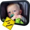 Autospiegel Baby Met Autosticker - Baby Spiegel Auto - Achteruitkijkspiegel - Baby Autospiegel - Verstelbaar -Babyproducten 1196x1200 2