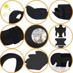 Deryan Pack Luxe Ergonomische Draagzak - Babydrager + Opbergvakjes - Zwart -Babyproducten 1196x1200 5