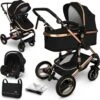 KIDUKU- 3 In 1 Combi-kinderwagen- Zwart/goud- Buggy Incl. Autostoeltje-regenhoes- Inklapbaar 2 KIDUKU- 3 In 1 Combi-kinderwagen- Zwart/goud- Buggy Incl. Autostoeltje-regenhoes- Inklapbaar -Babyproducten 1197x1200 8