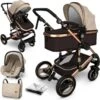 KIDUKU- 3 In 1 Combi-kinderwagen- Bruin/goud- Buggy Incl. Autostoeltje-regenhoes- Inklapbaar 1 KIDUKU- 3 In 1 Combi-kinderwagen- Bruin/goud- Buggy Incl. Autostoeltje-regenhoes- Inklapbaar -Babyproducten 1197x1200 9