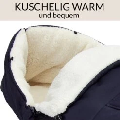 Monzana Voetenzak - Voor Kinderwagen Of Stoeltje - 93x56cm Donkerblauw -Babyproducten 1198x1200 24
