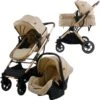 Ding Juna Kinderwagen 3 In 1 - Beige/Rose - Combi Kinderwagen Incl. Autostoel -Babyproducten 1198x1200 9