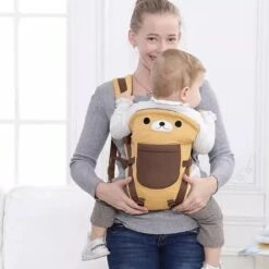 Baby Draagzak - Buik/Rug Babydrager Met Zacht Zitje (0-36 Maanden) - Bruine Beer -Babyproducten 1199x1200 7