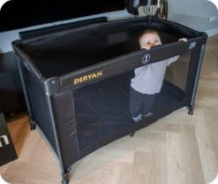Deryan Believer Campingbedje - 120x60cm - Zwart -Babyproducten 1200x1010 1