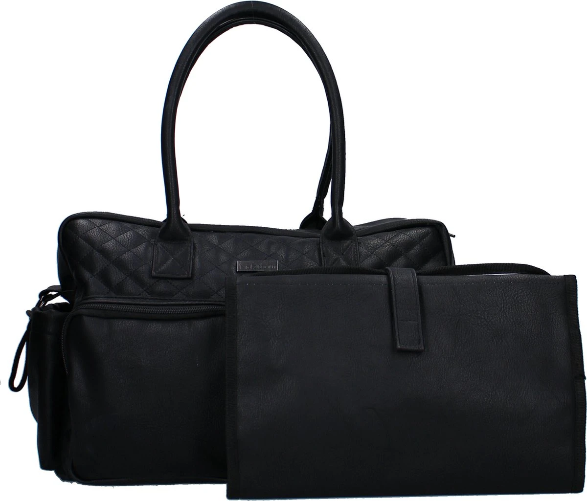 Kidzroom Vision Of Love Luiertas - Zwart - Verschoonmatje - Verstelbare Schouderband 19 Kidzroom Vision Of Love Luiertas - Zwart - Verschoonmatje - Verstelbare Schouderband - Afbeelding 17