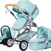 Merkloos Luxe 3-in-1 Kinderwagen - Wandelwagen - Autostoeltje - Buggy - Inklapbaar - Groen - 0-36 Maanden -Babyproducten 1200x1038 2