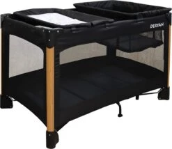Deryan Luxe Campingbed Compleet - 120x60cm - Bodemverhoger - Verschoonblad - Opbergmand - Zwart 19 Deryan Luxe Campingbed Compleet - 120x60cm - Bodemverhoger - Verschoonblad - Opbergmand - Zwart -Babyproducten 1200x1039 1