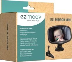 EZI MIRROR MINI - Auto Spiegel Baby - Met Klem En Zuignap - Klein Formaat - Bevestig Op Ruit Of Aan Zonneklep -Babyproducten 1200x1040 1