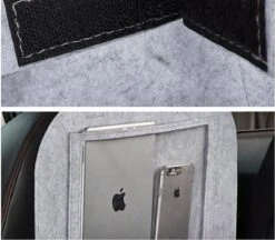 Case2go - Auto Organizer Met Tablet Houder - Autostoel Organizer Met Telefoonhouder En Bekerhouder Auto - Donker Grijs -Babyproducten 1200x1047