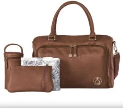 Grote Luiertas Double Zip Satchel Chestnut Redwood - Kunstleer - 42 Cm Breed 27 Grote Luiertas Double Zip Satchel Chestnut Redwood - Kunstleer - 42 Cm Breed -Babyproducten 1200x1056 4