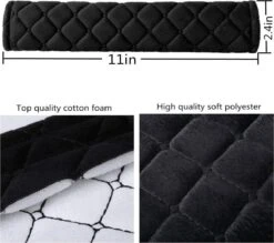 Merkloos Gordelbeschermer Sets Zwart Auto Autostoel Vrachtwagen Safety Belt Cushion Pads -Babyproducten 1200x1063