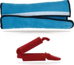 3D Blauwe Gordelkussen Of Slaapkussen Als Reiskussen In De Auto. Dit Kussen Is De Beschermer Van Riem/Gordel, Nek, Hoofd En Kind Bij Het Slapen -Babyproducten 1200x1069