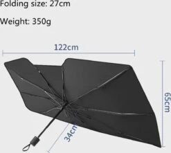 TDR - Zonnescherm / Autoparaplu - Binnenkant Voorruit Auto - Opvouwbaar - Hitte En UV Bescherming - 122 X 65 Cm 28 TDR - Zonnescherm / Autoparaplu - Binnenkant Voorruit Auto - Opvouwbaar - Hitte En UV Bescherming - 122 X 65 Cm -Babyproducten 1200x1076