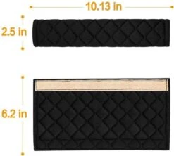 Merkloos Luxe Gordelhoes - Auto Gordelbeschermer - Gordelkussen - Zwart - 2 Stuks Gordelbeschermers -Babyproducten 1200x1077