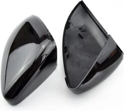 Zwarte Spiegelkappen - VW Golf 7 & 7,5 (GTI/R) - VW Touran - Met Gratis Gereedschap Tool - Auto Spiegels - Accesoires - Auto Accessoires - Ook Voor GTE/GTD -Babyproducten 1200x1079