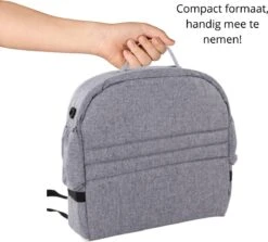 Campingbedje - Camping Bed - Compact Camping Bedje - Baby Nestje - Inclusief Klamboe - Baby Tentje - Grijs - Luxe Campingbedje -Babyproducten 1200x1084 5