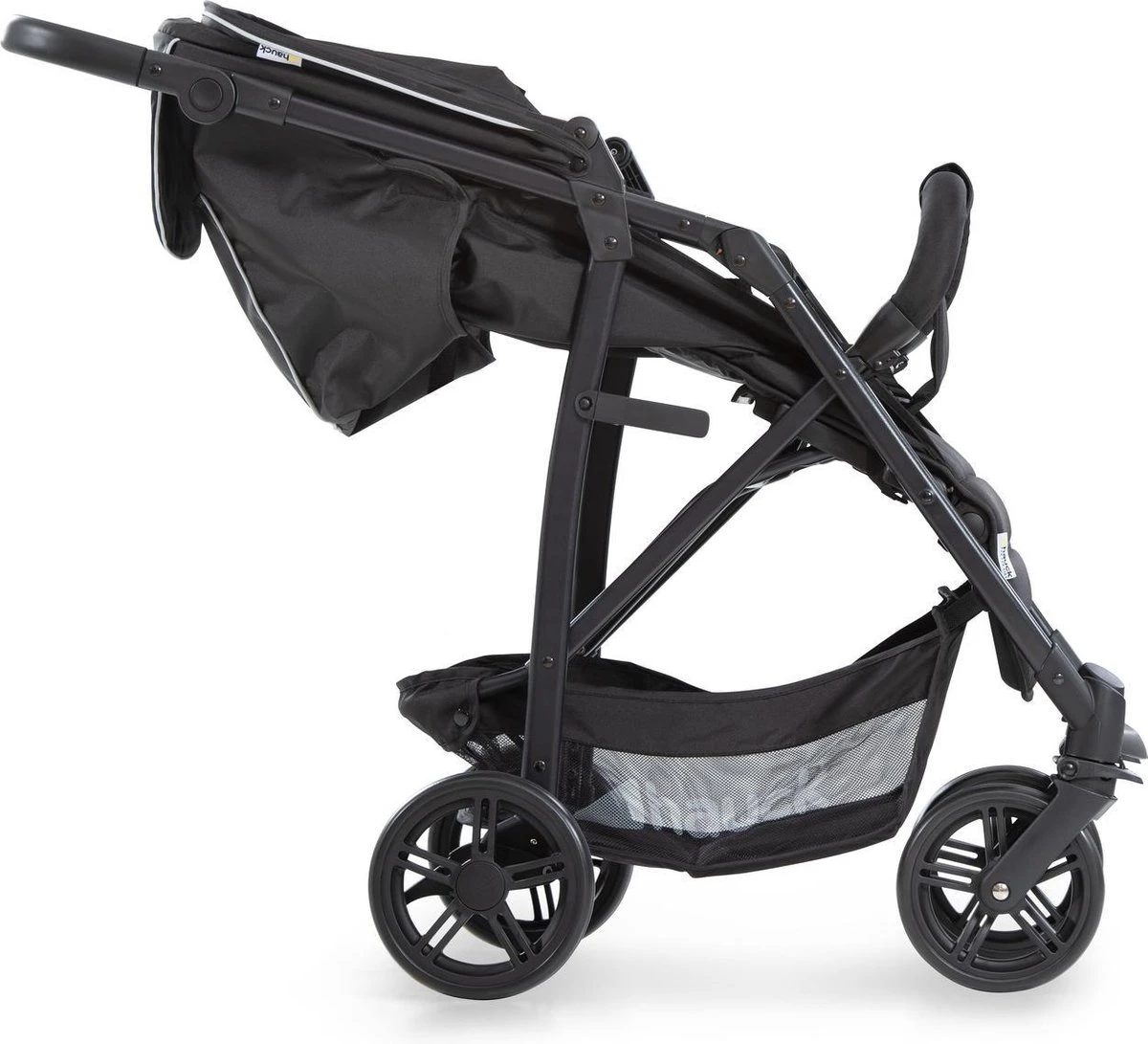Hauck Rapid 4 Kinderwagen - Zwart Zilver 4 Hauck Rapid 4 Kinderwagen - Zwart Zilver - Afbeelding 2
