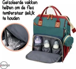 Luiertas - Rugzak - Baby - Kind - Mama - Papa - Slapen - Roze - Relaxen -Babyproducten 1200x1094 3