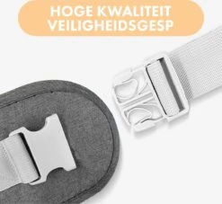 Deryan Pack Light Luxe Heupdrager - Ergonomische Draagzak + Opbergvakjes Grijs -Babyproducten 1200x1104 2