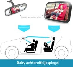 Adabol Autospiegel Baby – Achteruitkijkspiegel – Veiligheid – Baby Autospiegel – Kinderspiegel – Baby On Board -Babyproducten 1200x1106