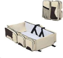 Merkloos Decopatent® Baby Bed - Luiertas - Reisbedje Voor Baby’s En Kleuters - Opvouwbare Reiswieg - Reisbed Met Matras - Reistas - Creme 11 Merkloos Decopatent® Baby Bed - Luiertas - Reisbedje Voor Baby’s En Kleuters - Opvouwbare Reiswieg - Reisbed Met Matras - Reistas - Creme -Babyproducten 1200x1106 8