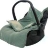 Jollein Voetenzak Voor Autostoel & Kinderwagen - Basic Knit - Forest Green -Babyproducten 1200x1110 6