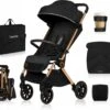 Lionelo Buggy Cloe - Kinderwagen Premium + - Tot 22 Kg - Verstelbare Rugleuning - 5-punts Veiligheidsgordels - Grote Zwenkwielen - Klamboe - Bekerhouder - Lichtgewicht - Compact - Waterdicht -Babyproducten 1200x1114