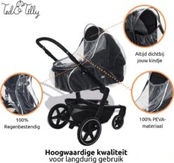 Universele Regenhoes Kinderwagen Met Kijkvenster – Buggy Hoes Universeel – Tegen Regen En Miezer Buggy – Doorzichtig 11 Universele Regenhoes Kinderwagen Met Kijkvenster – Buggy Hoes Universeel – Tegen Regen En Miezer Buggy – Doorzichtig -Babyproducten 1200x1121