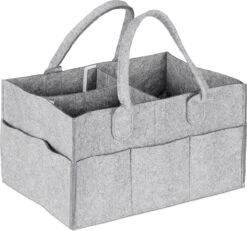 Relaxdays Luiertas Baby - Verzorgingstas Vilt - Organizer Luiers - Uitneembare Schotjes - Lichtgrijs 23 Relaxdays Luiertas Baby - Verzorgingstas Vilt - Organizer Luiers - Uitneembare Schotjes - Lichtgrijs -Babyproducten 1200x1123 4