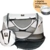 Deryan Shane Luxe 2023 Campingbedje - Baby Tent - Anti-UV 50+ - Peuterbed - Silver -Babyproducten 1200x1129 3