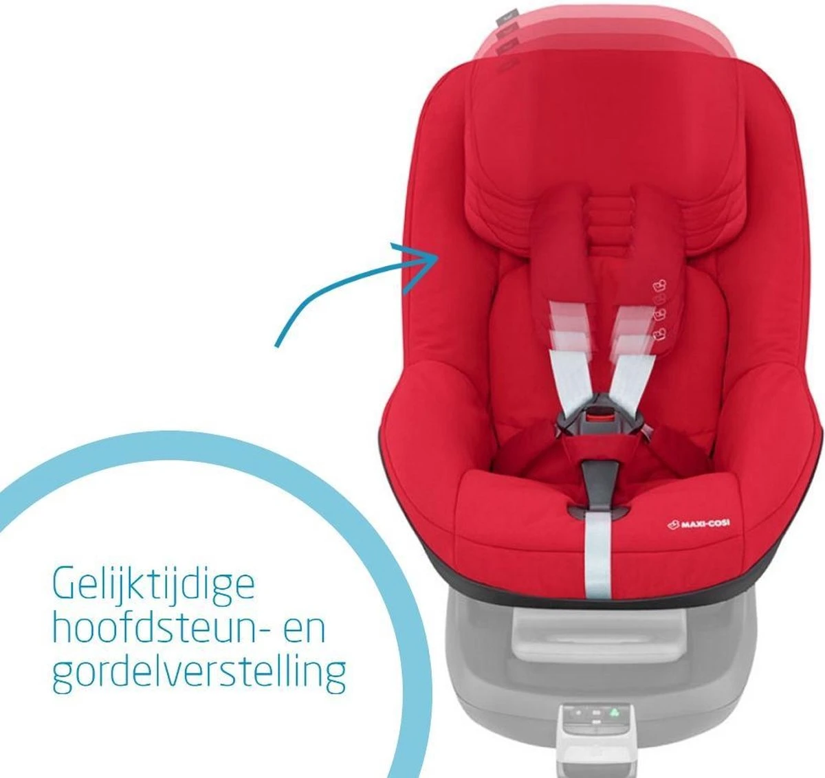 Maxi-Cosi Pearl Autostoeltje - Vivid Red 6 Maxi-Cosi Pearl Autostoeltje - Vivid Red - Afbeelding 4