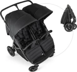 Hauck Uptown Duo Melange Broertje/zusje Kinderwagen Black -Babyproducten 1200x1134 4
