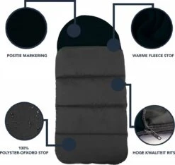 Achaté Voetenzak - Voor Kinderwagen Of Stoeltje – Baby Slaapzak - Autostoel - Zwart 16 Achaté Voetenzak - Voor Kinderwagen Of Stoeltje – Baby Slaapzak - Autostoel - Zwart -Babyproducten 1200x1137 11