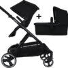 Deryan Evy Kinderwagen - Duo Kinderwagen - Uitbreidbaar - Inclusief Reiswieg - Zwart -Babyproducten 1200x1139 12