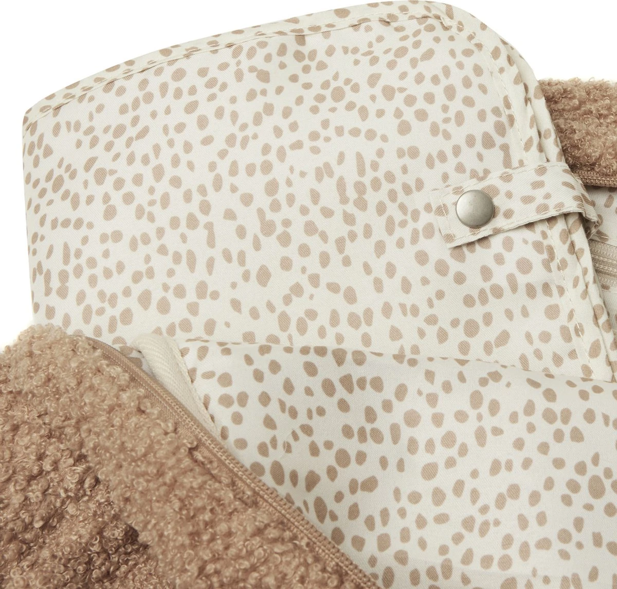 Jollein Luiertas Rugzak Boucle - Biscuit 17 Jollein Luiertas Rugzak Boucle - Biscuit - Afbeelding 15