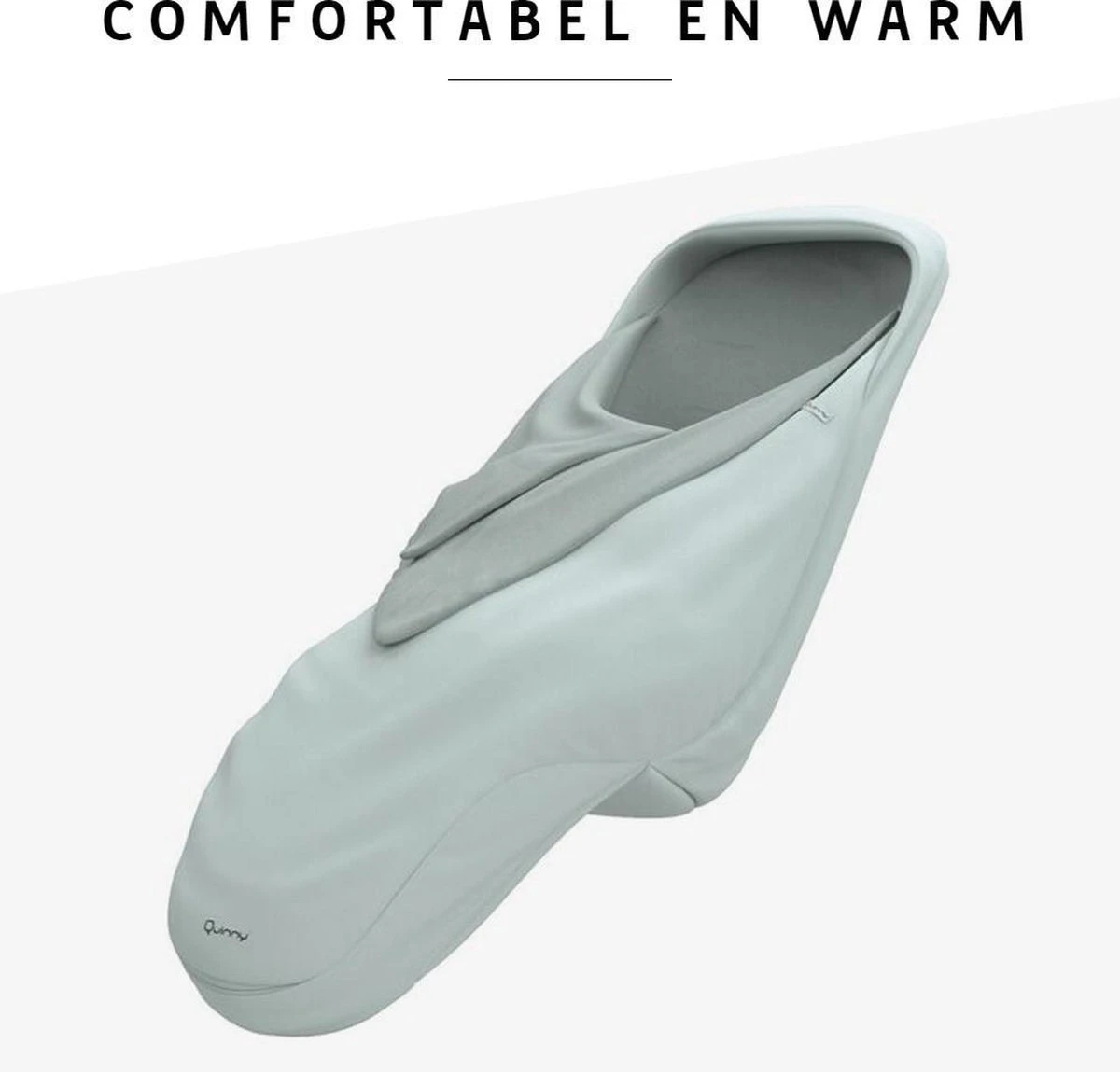 Quinny Kinderwagen Voetenzak - Footmuf Grey 8 Quinny Kinderwagen Voetenzak - Footmuf Grey - Afbeelding 6