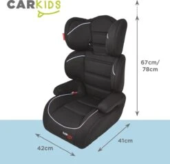 Carkids Verstelbaar Kinderautostoeltje Zwart En Wit | Kinderautostoel Groep 2-3 | Kinderen Van 3,5-12 Jaar | 15-36 Kg -Babyproducten 1200x1150 10