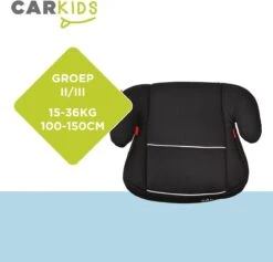 Carkids Auto Zitverhoger Zwart En Wit | Autostoel Groep 2-3 | Kinderen Van 3,5-12 Jaar | 15-36 Kg 14 Carkids Auto Zitverhoger Zwart En Wit | Autostoel Groep 2-3 | Kinderen Van 3,5-12 Jaar | 15-36 Kg -Babyproducten 1200x1152 12