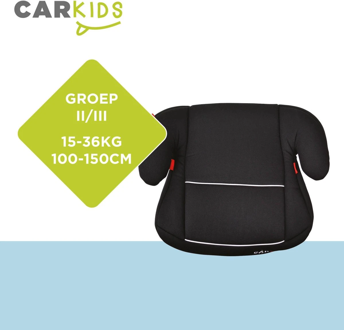Carkids Auto Zitverhoger Zwart En Wit | Autostoel Groep 2-3 | Kinderen Van 3,5-12 Jaar | 15-36 Kg 7 Carkids Auto Zitverhoger Zwart En Wit | Autostoel Groep 2-3 | Kinderen Van 3,5-12 Jaar | 15-36 Kg - Afbeelding 5