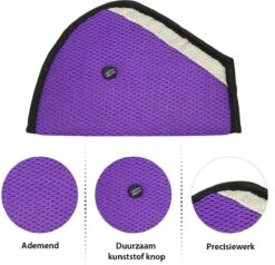 Doodadeals® Autogordel Beschermer - Paars - Gordelhoes Kinderen - Autogordel Beschermers Kind - Gordelbeschermer Auto -Babyproducten 1200x1155 2