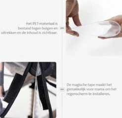 Achilles Universele Regenhoes Kinderwagen (2023 Model)– Buggy Hoes Universeel – Tegen Regen & Miezer -Babyproducten 1200x1162 1